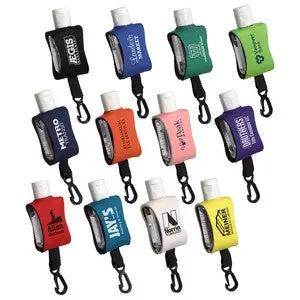 Cozy Clip Hand Sanitizer – 0.5 Oz Portable Alcohol-Based Gel With Convenient Clip-On Design 1