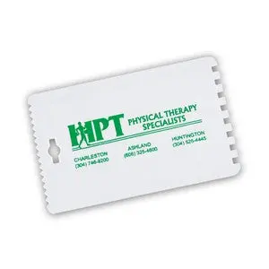 Credit Card Ice Scraper – Slim, Pocket-Sized Winter Tool With Built-In Ruler 1