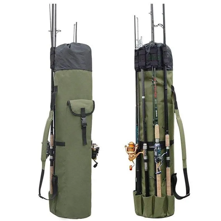 Cylindrical Fishing Rod Carrier – Durable, Multi-Tube Gear Bag For Sea & Freshwater 1