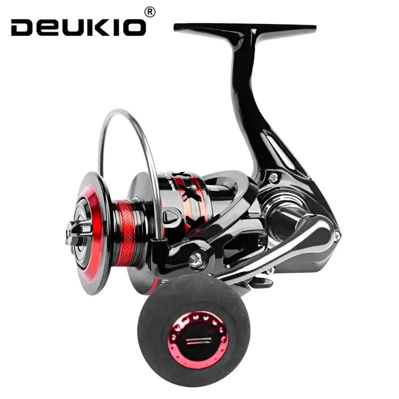 Deukio High-Torque Spinning Reel – 2000–7000 Size, 12Kg Max Drag, Metal Spool 1
