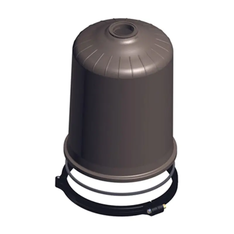 Dex7220B2C Hayward Black Filter Head With Clamp Assembly 1