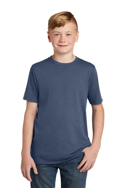 District Youth Boy'S Perfect Tri T-Shirt – Screen Printed Camp Design (Style Dt130Y) 1