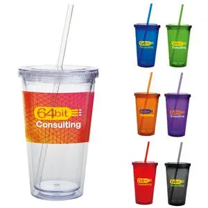 Double-Wall Acrylic Tumbler – 18 Oz Thermal Drinkware 1