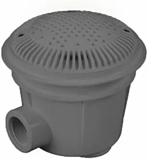 Dual-Port 2-Inch Suction Outlet With Dark Gray Cover | Wg1154Sdgrpak2 1