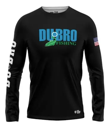 Dubro Fishing Long-Sleeve Logo Shirt – Lightweight Performance Angler Tee 1