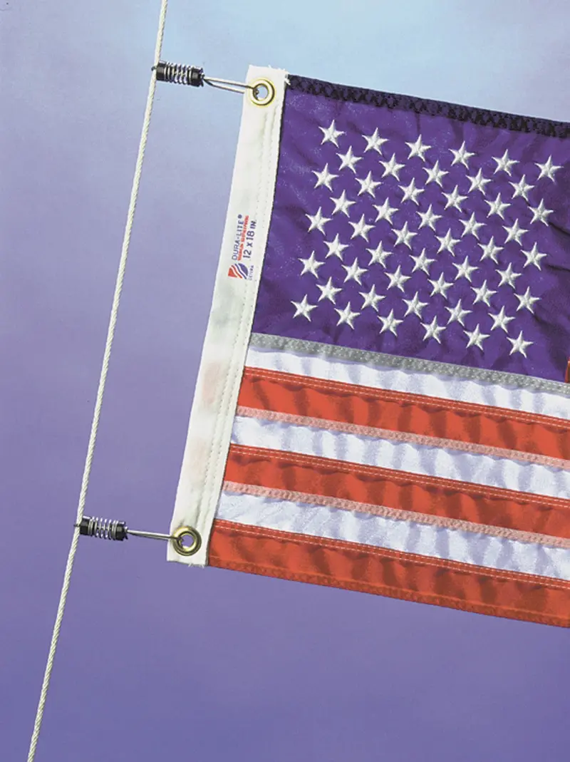 Dubro Halyard & Outrigger Flag Clips – Heavy-Duty Saltwater Line Clamps 1