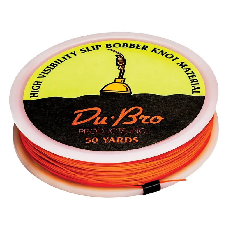 Dubro Replacement Slip Bobber Knot Line – High-Visibility Orange Knotting Cord 1