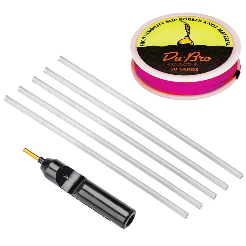 Dubro Slip Bobber Knot Tying Kit – All-In-One Tool With Pre-Tied Stops And Easy-Knot Guide 1