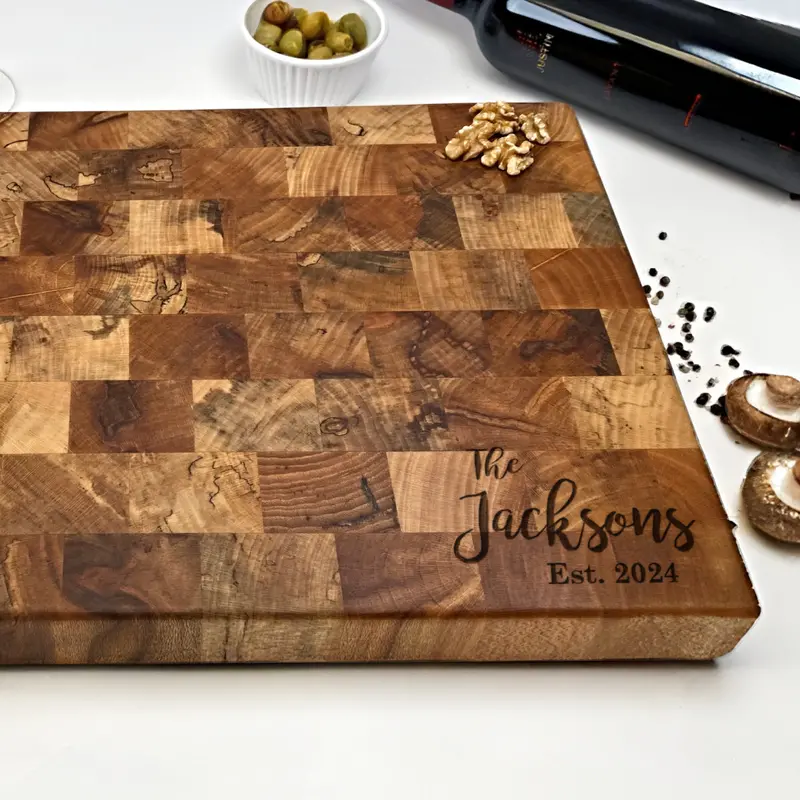 Dw Legacy Series Hardwood Chopping Block – Premium Butcher-Block Style Cutting Surface For Home & Kitchen Use 1