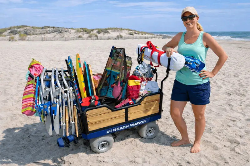 E-Beach Wagon Gen-2 – Upgraded Beach Utility Cart 1