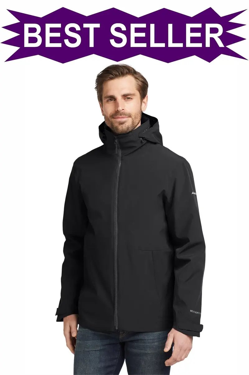 Eddie Bauer Weatheredge 3-In-1 Jacket – Embroidered Outerwear – Eb656 1