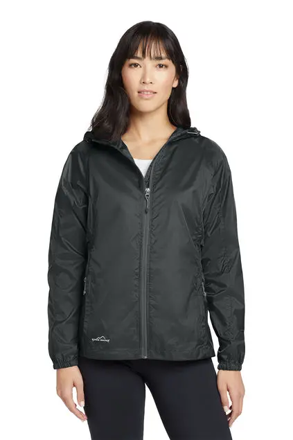 Eddie Bauer Women'S Packable Wind-Resistant Jacket – Embroidered 1