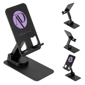 Ellipse 360° Rotating Steel Phone Stand – Adjustable & Stable 1