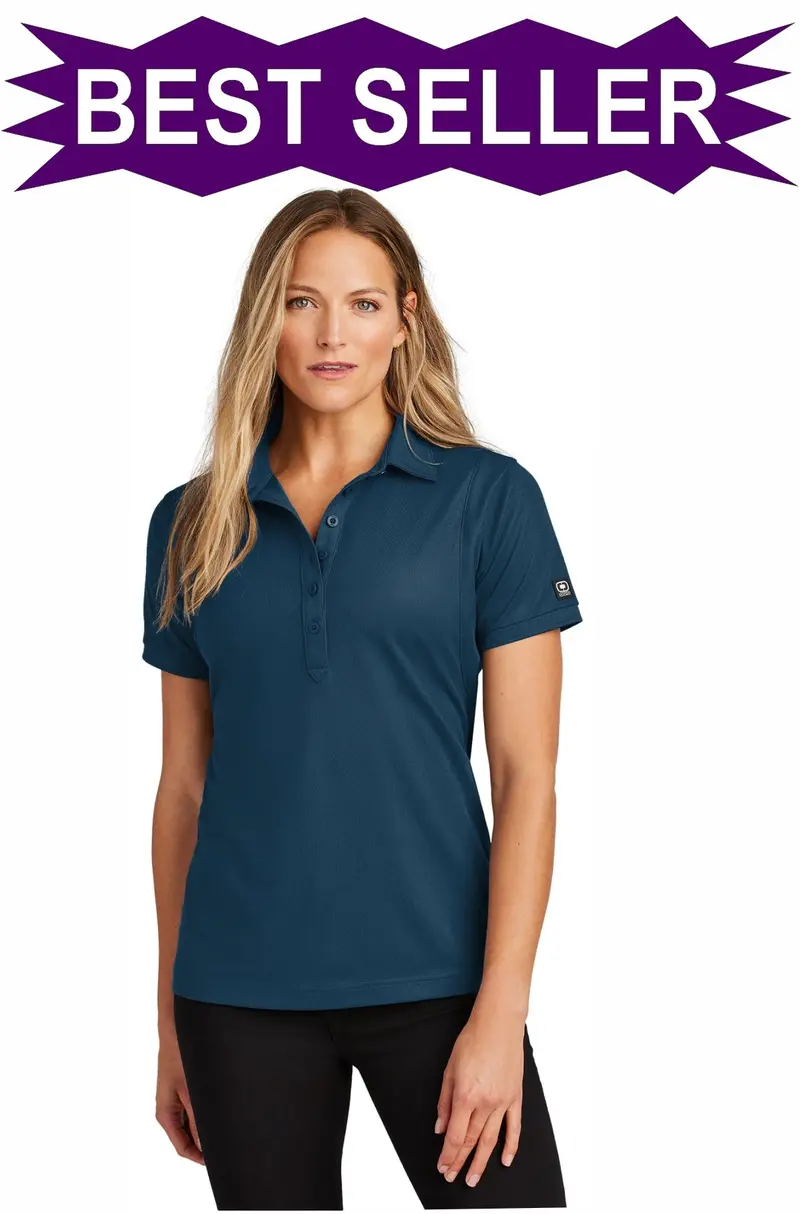 Embroidered Ogio Jewel Polo – Premium Pique Knit For Women (Style Log101) 1
