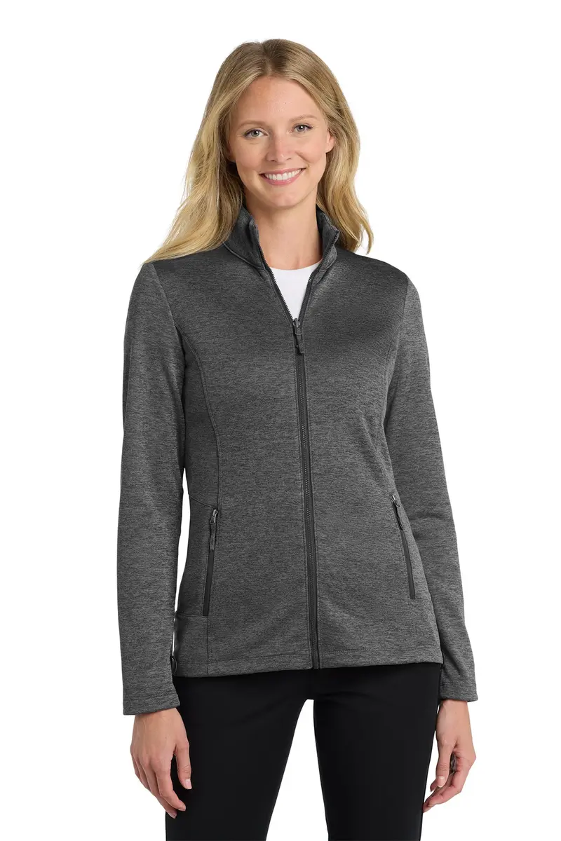 Embroidered Port Authority Ladies Collective Striated Fleece – L905 1