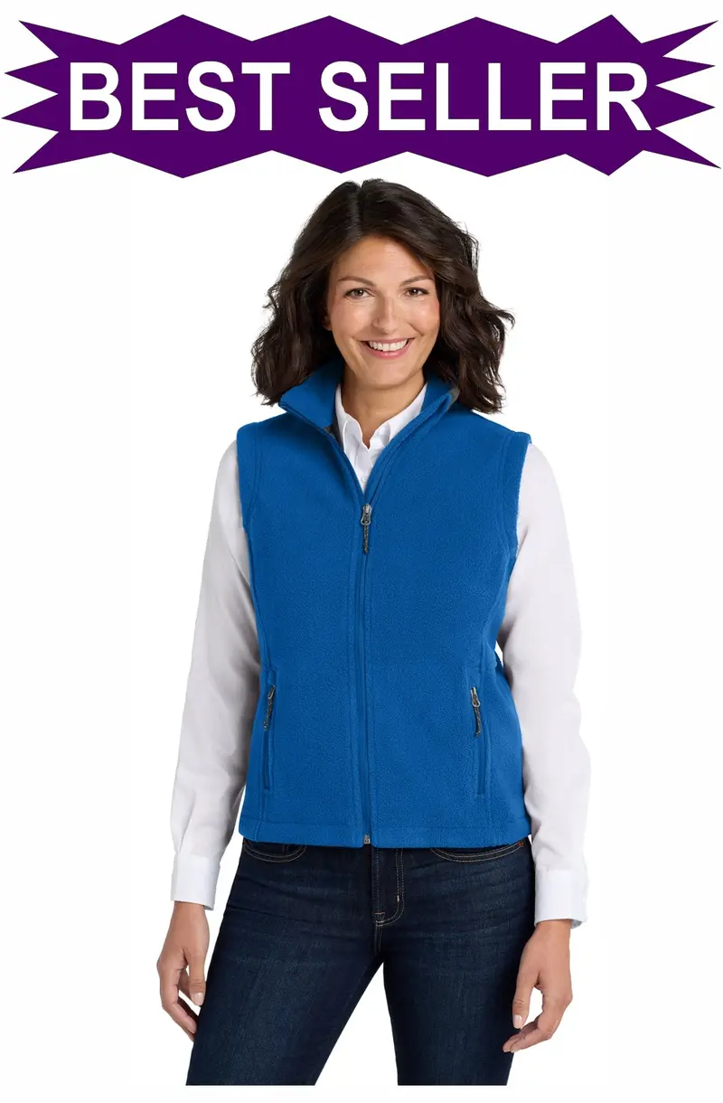 Embroidered Port Authority Ladies' Value Fleece Vest – L219 1