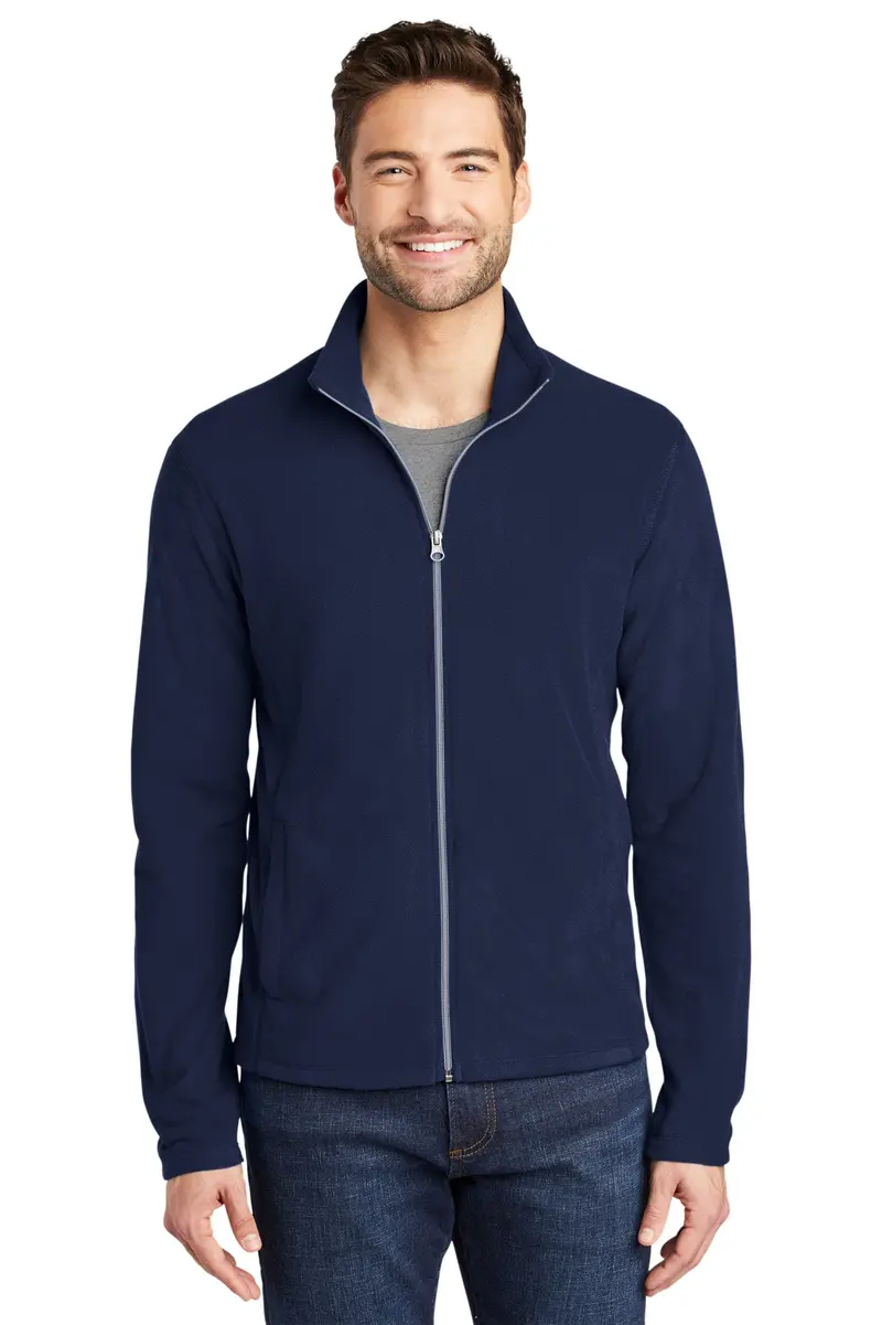 Embroidered Port Authority Men'S Microfleece Jacket – F223 1