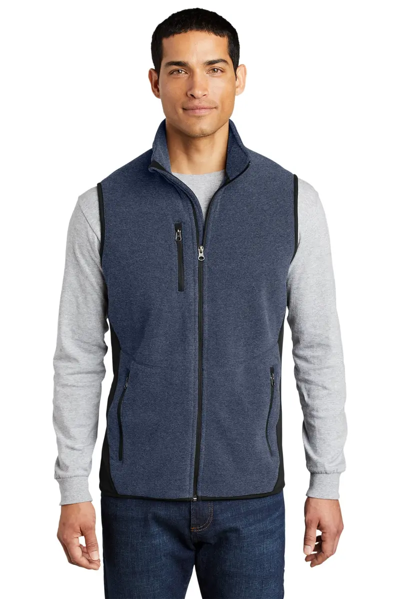 Embroidered Port Authority Men'S R-Tek Pro Fleece Vest – F228 1