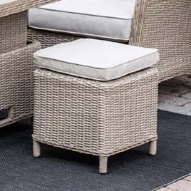 Ex-Display Jersey Outdoor Stool Pair – Garden Impressions, Lightweight & Stackable 1