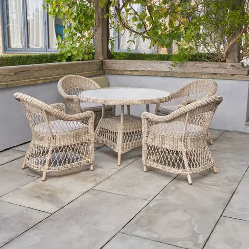 Ex-Display Pattaya 4-Seat Outdoor Dining Set By Pacific Lifestyle 1