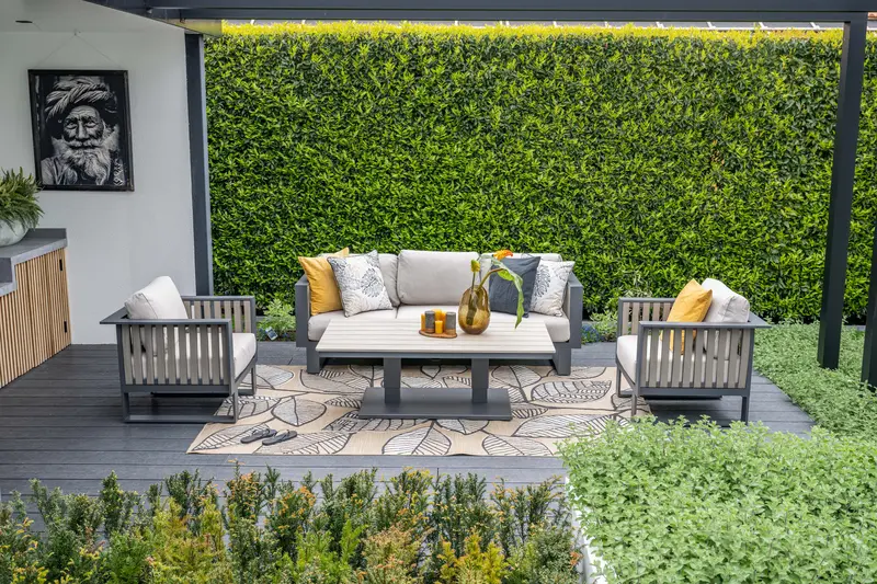 Garden Impressions Bologna Outdoor Lounge Collection – Adjustable Table Included 1