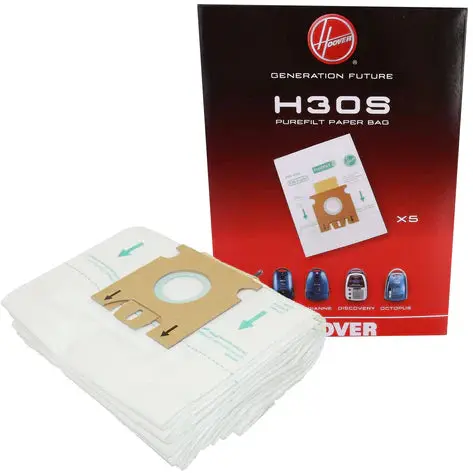 Genuine Hoover H30S Dust Bag – Compatible With Telios, Arianne, Sensory, Discovery, Octopus Models (09178278) 1