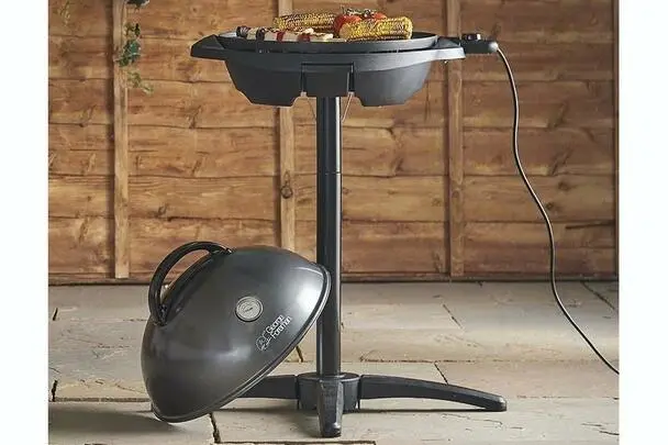 George Foreman 22460 Indoor/Outdoor Bbq Grill – Dual-Use Electric Grill With Non-Stick Plates 1