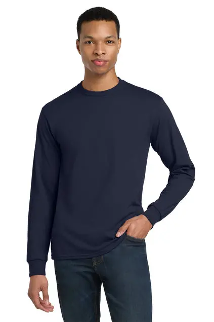 Gildan Dryblend Long Sleeve T-Shirt With Screen Printing (8400) 1