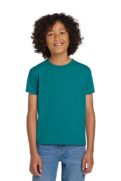 Gildan Youth Dryblend T-Shirt With Screen Printing (8000B) 1