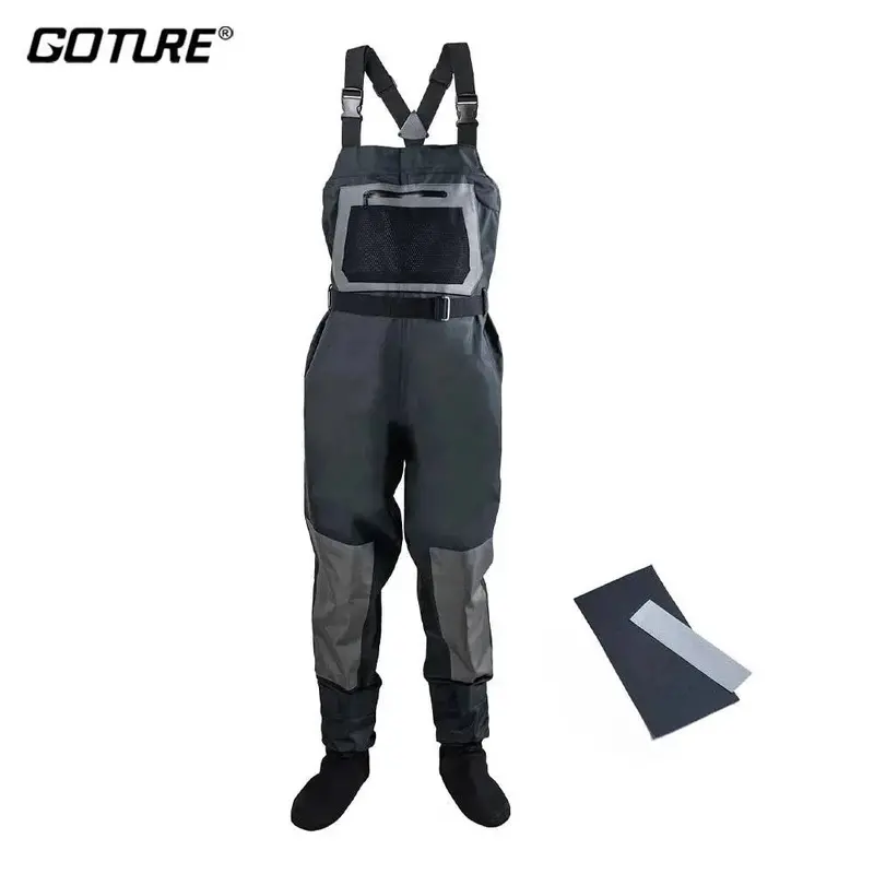 Goture Men’S Thickened Chest Waders – Reinforced Waterproof Fishing Gear 1