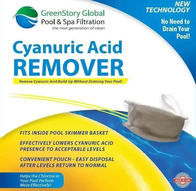 Greenstory Global Cyanuric Acid (Cya) Remover – 1 Lb Concentrated Formula For Pools – Model Gsg-Cya-1.0 1