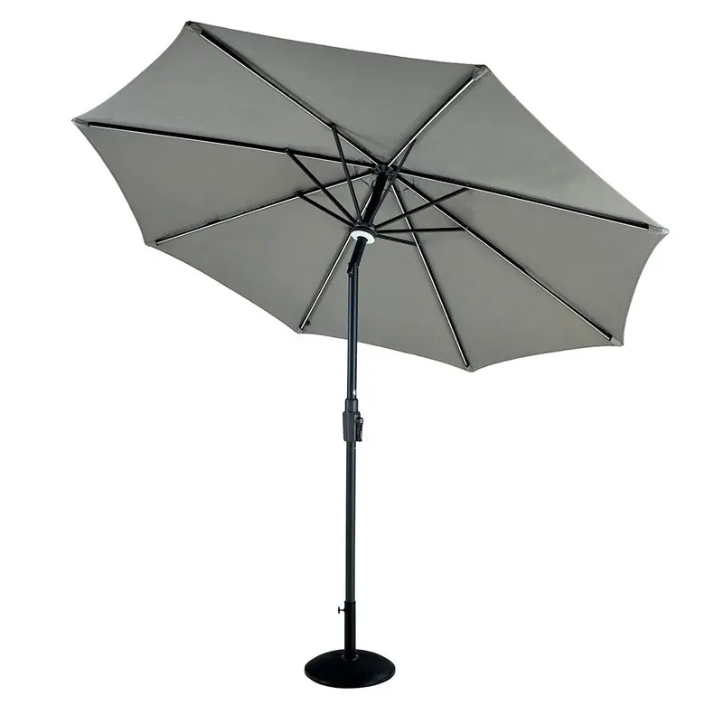Hartman Elite Pewter Grey Cantilever Parasol – Contemporary Outdoor Shade 1