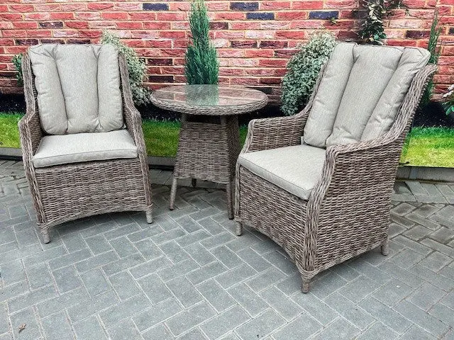 Haven Cotswold Wingback Bistro Set – Harbo Classic Outdoor Charm 1