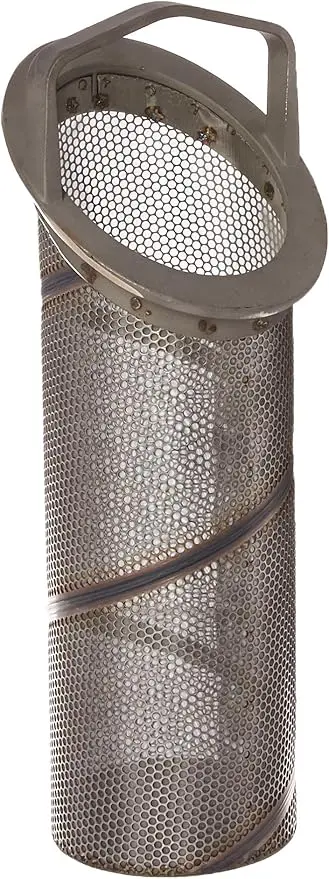 Hayward 100-Mesh Stainless Steel Skimmer Basket – Designed For 4-Inch Skimmer Bodies (Bs740100) 1