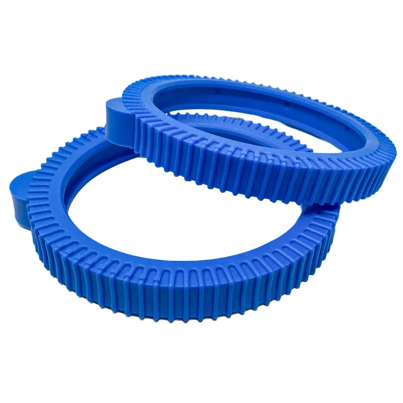 Hayward Poolvergnuegen Cleaner Tires – Light Blue, Dual-Pack With Reinforced Hump (2-Pack) 1