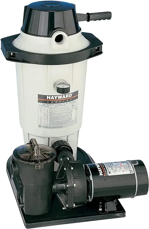 Hayward W3Ec40C92S Perflex De Filter – 20 Sq. Ft. With Hose Kit & 1 Hp Pump 1