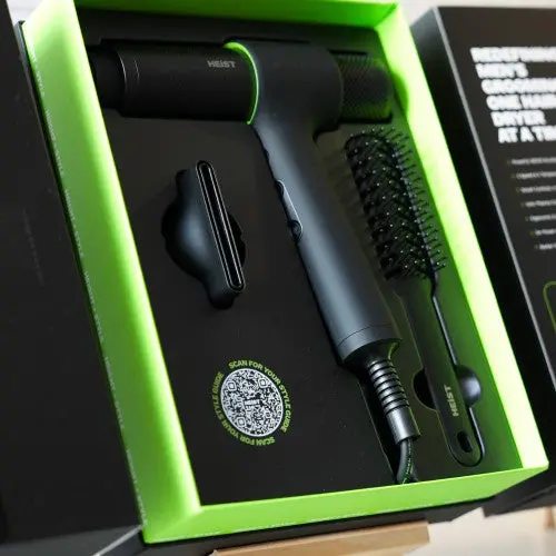 Heist 3.0 Smart Hair Dryer & Styler – All-In-One Ionic Dryer + Curling/Waving Kit (Model Hst-3-Dryr) 1