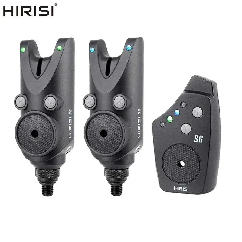 Hirisi S6 Wireless Carp Bite Alarm System – Multi-Channel Receiver, Adjustable Sensitivity, Long Range 1