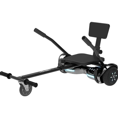 Hover-1 Superstar+ Hoverboard & Go-Kart/Buggy Combo – Gunmetal Finish 1