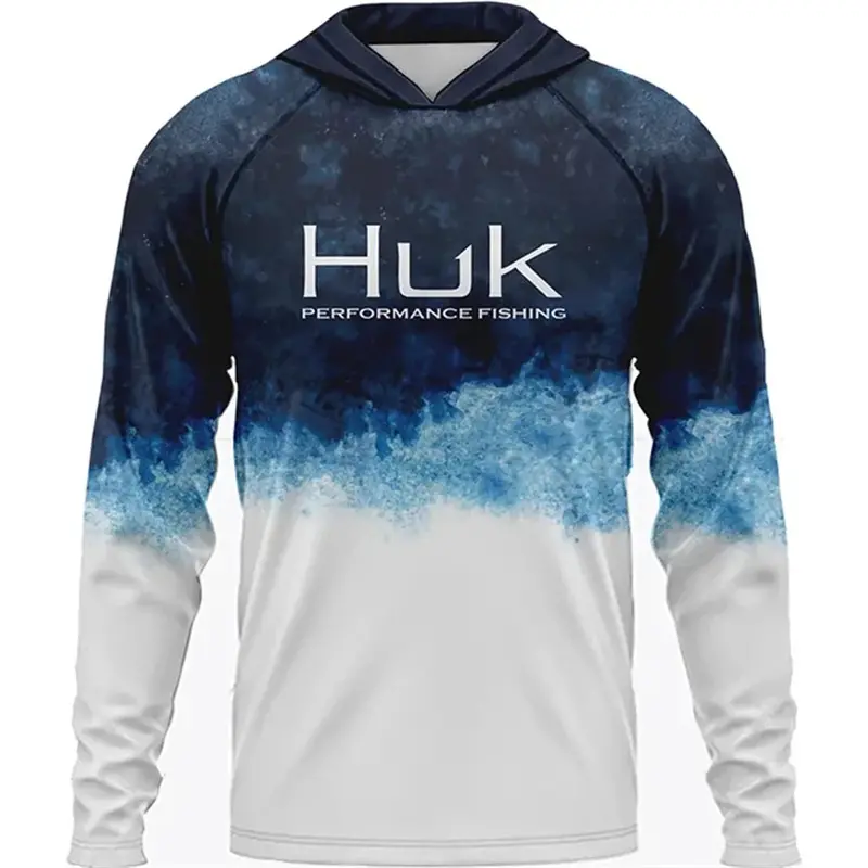 Huk Gear Upf 50+ Hooded Fishing Shirt – Long-Sleeve Summer Sun Protection (2025 Collection) 1