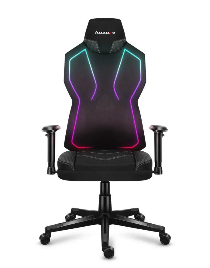 Huzaro Combat 6.2 Rgb Gaming Chair – Ergonomic Black Racing-Style Seat With Adjustable Lighting 1