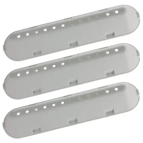 Indesit & Hotpoint 12-Hole Drum Paddle Set – 3-Pack Plastic Lifter Blades (227 × 53 × 38 Mm) 1