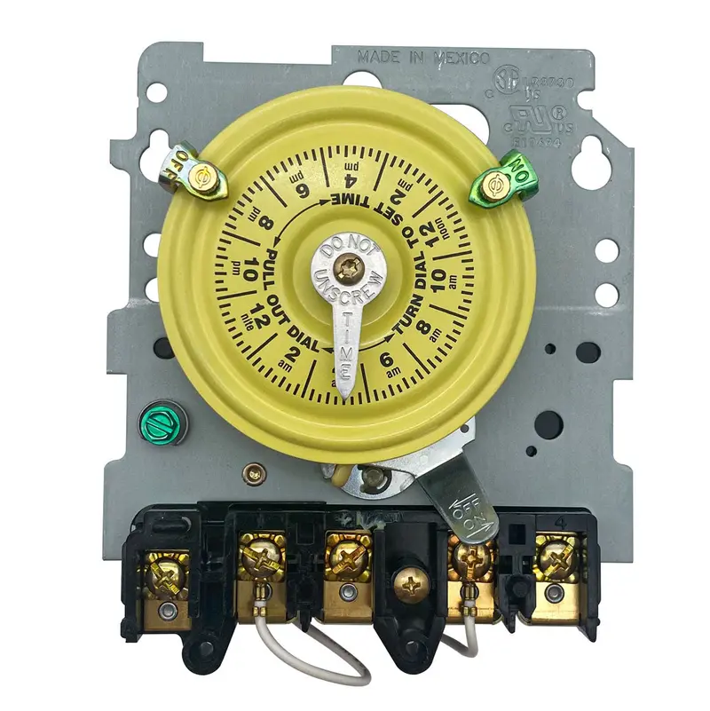Intermatic T104M Timer – 24-Hour, 208–277V, Dpst Industrial Timer 1