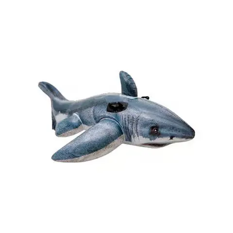 Intex Great White Shark-Shaped Inflatable Pool Float (68" X 42") – Itx-90-7525 1