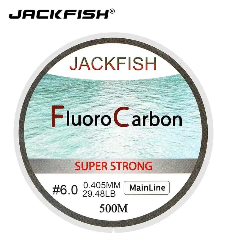 Jackfish Fluorocarbon Fishing Line – 500M High-Clarity Spool 1