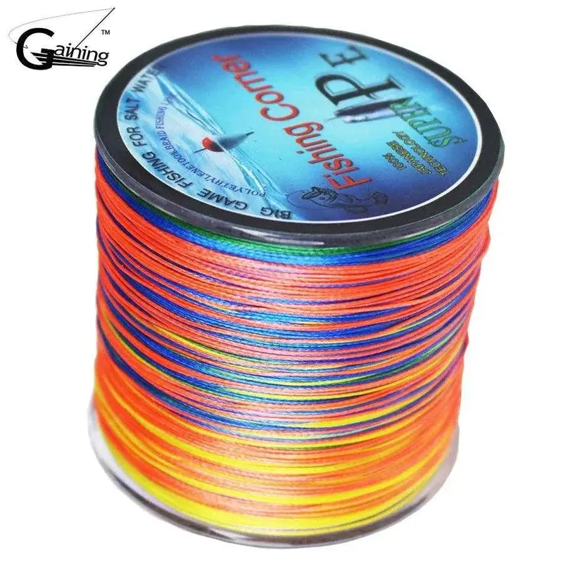 Japan-Made 4-Strand Braided Fishing Line – 500M, Multi-Color, 10–100Lb Strength 1