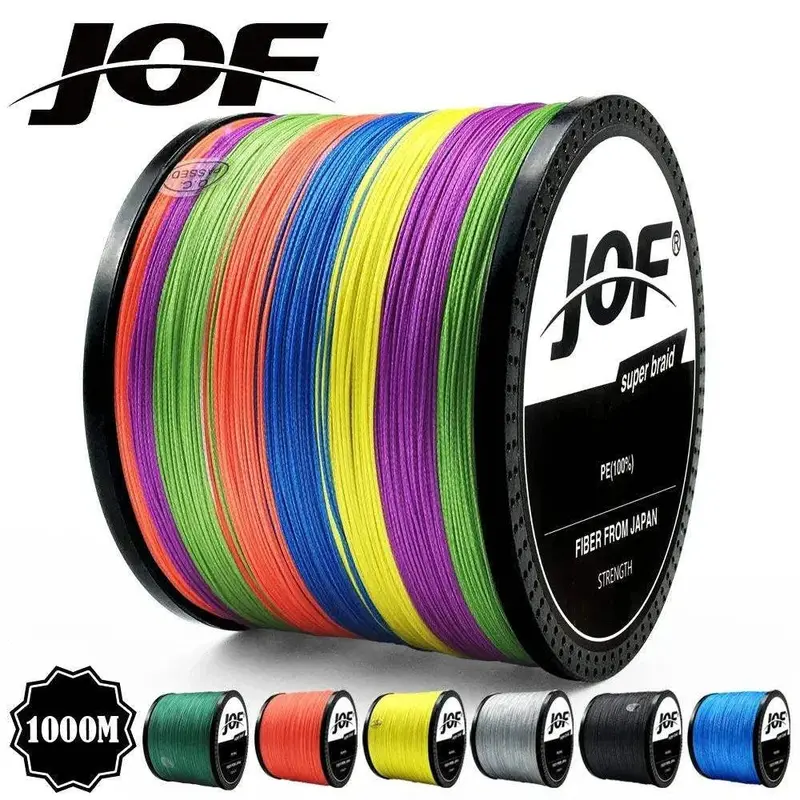 Jof Super-Strand Pe Braided Line – 4 Or 8-Strand Options, Multiple Lengths & Colors 1