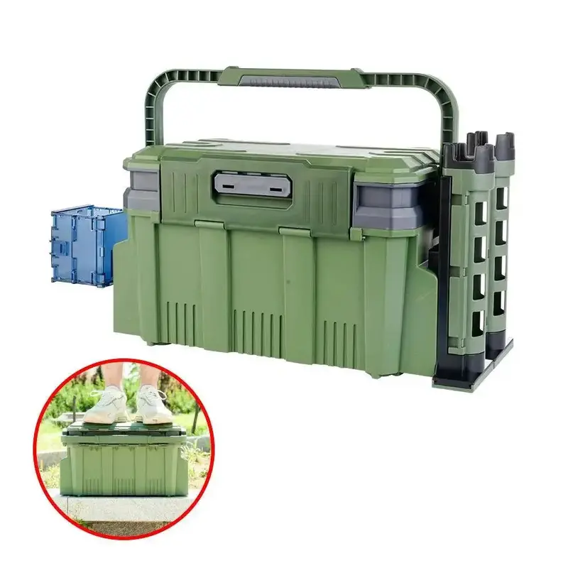 Johncoo 19.5L Multi-Compartment Fishing Tackle Box – Lightweight & Expandable 1
