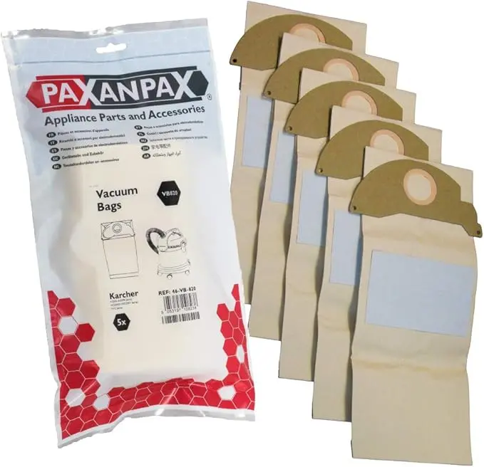 Kärcher Vacuum Bags For A2000–A2099, Wd2000–Wd2399 & Mv2 Series 1
