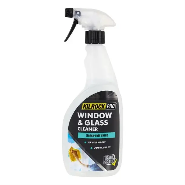Kilrockpro Streak-Free Glass & Window Cleaner – 750Ml Ready-To-Use Spray 1